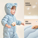 Balabala children's clothing baby jumpsuit light down jacket baby clothes 2025 winter clothes bodysuit boys and girls cute