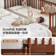 Lin's home solid wood splicing bed crib side widening artifact children's bed 0.8m small bed side bed LH271A1