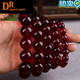 DR GRAFFCARNY7A grade amber blood amber bracelet blood amber round bead single circle bracelet for men and women amber beeswax blood amber bracelet blood amber 14MM
