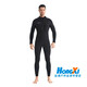 OUZO wetsuit professional 1.5/3/5/7mm men's wetsuit neoprene one-piece hooded thickened cold-proof and warm 5mm one-piece hoodless style S
