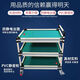 Runhuanian anti-static turnover vehicle material rack workshop mobile wire bar tool cart multi-layer lean tube workbench small trolley 1000*600*1000*3 layers long