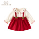 Fanlie VOONLIE girls dress spring 2026 new children's princess dress little girl fashionable baby one-year-old dress