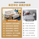 CHEERS removable and washable sofa bed folding all-in-one dual-purpose small apartment living room study sofa white moonlight 6325 1.61m