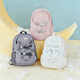 
vanwalk new Starry schoolbag girls ins junior high school students large-capacity backpack backpack travel bag backpack wish star white