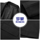 ROMON suit men's casual formal wear young and middle-aged newlywed groomsmen work professional business tops spring and autumn jacket black 3XL