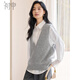 Chushen Spring and Autumn 100% Pure Wool Sweater Knitted Vest Women's Fashion V-Neck Versatile Stacked Sweater S53Y119