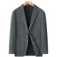 Goldlion high-end wool suit men's autumn and winter single-piece top middle-aged casual wool suit jacket medium-thick single suit 2835 light gray M 170