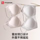 FitonTon2 packs with no size comfortable lace marks and anti-sagging underwear for women lace small breasts gathered vest fine suspender bra
