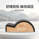 OTHER/Other Pilates spine equipment Wooden spine anti-scoliosis back stretch traction fitness training equipment for teaching Oak style gray PU leather surface