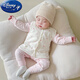 Disney (Disney) Spring and Autumn Baby Cotton Vest Four Seasons Newborn Padded Vest for Boys and Girls Warm Waistcoat Top Jacket Pink Pink Heart Vest 73 cm