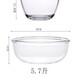 Glass thickened large salad bowl soup bowl soup basin heat-resistant household glass and basin round soda lime glass basin thickened version and basin 2700ml