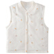 Disney (Disney) Spring and Autumn Baby Cotton Vest Four Seasons Newborn Padded Vest for Boys and Girls Warm Waistcoat Top Jacket Pink Pink Heart Vest 73 cm