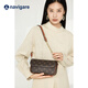 NAVIGARE Italien petit sac à voile sac de chaîne féminin léger Luxury Fashion One-épaule Sac à corps crossbody Commu au petit sac carré Sac sous bras