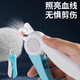 Nail clippers for pet cats and dogs, nail clippers, anti-scratch nail polisher, novice cat claw, universal for cats and dogs, cherry blossom powder with battery