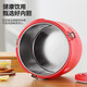 Insulation bucket commercial canteen restaurant stainless steel large capacity rice insulated soup bucket ice powder stall soy milk milk tea bucket 30L faucet-less insulated thermos bucket Capacity about 28Jin Jin equals 0.5 kg