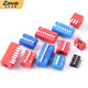 ZAVE DIP switch 4 positions blue (5 pieces)