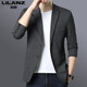 Lilan men's suits for middle-aged men 2025 new spring and autumn business casual fashion high-end small suits single suit jacket Lilan suit blue 306 4XL 195
