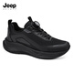 Jeep Spirit Jeep Shoes Men's Shoes Sports Sports Running Sarriendo Menor Cómodos Ligeros suaves SOLO CAPILAS Men 6216 Grafito Negro 40
