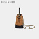 CinvaiKrose small fragrance style tote bag women's 2025 large capacity shoulder bag crossbody bag women's bag bucket bag birthday gift khaki [gifts to girlfriend, wife and girls' gifts are heartfelt and practical]