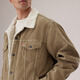 Levi's Levi's 25th Autumn and Winter New Men's Lapel American Retro Fashion Corduroy Casual Jacket Khaki L