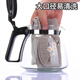 Mengting teapot thickened glass stainless steel filter teapot large capacity kettle tea set 1000ml