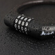 AUBURN password lock steel cable car lock bicycle lock mountain bike lock bicycle lock bicycle lock anti-theft car lock 1340 black