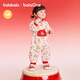 Bala Bala One children's clothing baby plush cute onesie red New Year's greetings clothing rompers