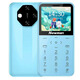 Newman students' dedicated mobile phone to quit Internet addiction.com 4g Internet celebrity children's small mobile phone mini male and female backup ultra-thin junior and senior high school seniors and seniors blue positioning version [micro chat + 16G memory card]
