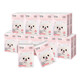 Yuzhu Cute Puppy Handkerchief Paper Scented Portable Tissue Paper Napkin Toilet Paper Facial Tissue Factory Direct Yuzhu Puppy Handkerchief Paper 4 layers 6 pieces * 20 packs