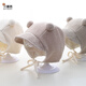 Benasi baby hat spring and autumn style baby boy small month old infant knitted hat woolen hat warm ear protection women autumn and winter