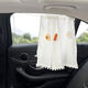 Litian suction cup car window sunshade cute baby baby child car window side window car rear window sun protection temperament rice flower - white hook single