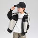 Zuoxi Children's Charge Coat Boys Boys Automn Vêtements 2025 NOUVEAUX garçons Big Children's Outdoor Vêtements Top Khaki 150