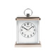 Seiko table clock metal shell bedroom European classical ornaments alarm clock home table clock clock QHE148P