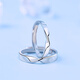 MZMZ Mobius Platinum Couple Ring PT950 Platinum Pairing Rings Wedding Valentine's Day Birthday Gift for Girlfriend and Wife Light Luxury Style - Living Pairing Rings Local Warehouse for Next Day Delivery
