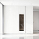 EREMITE JC235 household frequency conversion ultra-thin exterior door panel embedded red wine cabinet constant temperature wine cabinet air-cooled constant temperature and humidity cigar cabinet red wine and cigar all-in-one cabinet tea cabinet cold drink cabinet embedded single temperature/frequency conversion/external door/free heat dissipation and slight heat defogging 93 bottles