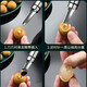 UOSO stainless steel corer longan lychee longan corer knife to remove shrimp shells, pick out shrimp brains, open shrimp back and remove shrimp threads, corer to remove shrimp threads, multi-purpose, core and remove shrimp threads, new thickening, 2 packs