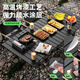 Lingli camping table egg roll table outdoor folding table and chairs picnic stall barbecue travel picnic portable table and chairs