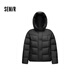 Semir 90 down jacket women's three-proof anti-static 2025 winter turtle back silhouette mid-length warm jacket 109725113002