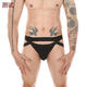 Gay double underwear men's sexy men's sexy underwear thong men's temptation show 100-120Jin Jin is equal to 0.5kg 113 black