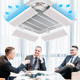 Fat Donglai same style central air conditioner wind shield windshield office ceiling machine air conditioner outlet air guide central air conditioner 45*20CM (one piece) angle adjustable 0x0x0/cm
