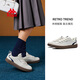 Kappa -Frauenschuhe, Low Top Board -Schuhe, weiche Sohle von Frauen 2025 Herbst Neue, vielseitige weiße Schuhe lässige dicke Sohle für Frauen, Winter weiß/dunkelblau, Single -Layer 38 (235 mm)