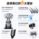 Laifen magic wind series high-speed hair dryer household leafless soft sound moisturizing high-power constant temperature hair care does not hurt the hair hair dryer barber shop strong wind high-speed blowing portable hair dryer top version high-end gray | hydration care-constant temperature hair care