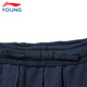 Li Ning (LI-NING) children's clothing, children's sports pants for boys and girls, plus velvet to keep warm and skin-friendly, cotton-feeling sweatpants 170YKLV367-1