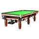 Jianying JIANYING billiard table home black 8 American standard billiard table indoor Chinese eight-ball billiard case JY206 9 feet silver legs (free ball collector)