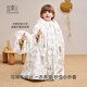 Yishuang'er baby cloak spring, autumn and winter baby windproof jacket for going out plus velvet quilt for boys and girls New Year's greetings festive coat cloak Panpan for menstrual moon baby one size (L)