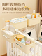 Pupan crib storage hanging basket bedside bedside baby changing table side diaper storage bag cream three-in-one hanging basket saliva/diaper/storage