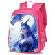 
iSido (iSido) Aisido West Sea Dragon King Ao Run Aunt School Bag Girl Nezha: Devil Child Casual Sea Cartoon Anime Children Primary School Student Double-layer Large Size Suitable for 6-12 years old W16755