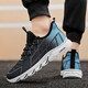 Die gleiche Marke pleite Sneaker für Männer im Sommer Neues Atmungsgitter mit atmungsaktivem Mesh weicher Arbeitsschuhe vielseitige Wanderschuhe Casual AC3889 Black 43