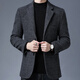 GOLDLION G+ Goldlion Autumn Suit Men's Casual Formal Casual Wool Woolen Coat Middle-aged Suit Jacket Top 2020 Gray. M 170/88A