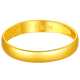CHINA GOLD gold ring men's blessing wide solid ring men's living ring as a Father's Day gift for husband and dad Xiangyun ring about 2.7g